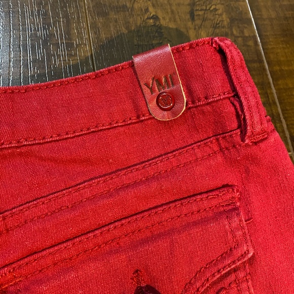 YMI Red Cuffed Shorts - Picture 9 of 9